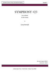 Symphony #23 in e minor Orchestra sheet music cover